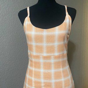 Forever 21 Plaid Cami Midi Dress